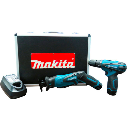 Combo Furadeira Parafusadeira de Impacto + Serra sabre com 2 baterias e maleta - DK1205X 110V/220V Combo Furadeira Parafusadeira de Impacto + Serra sabre com 2 baterias e maleta - DK1205X 110V/220V