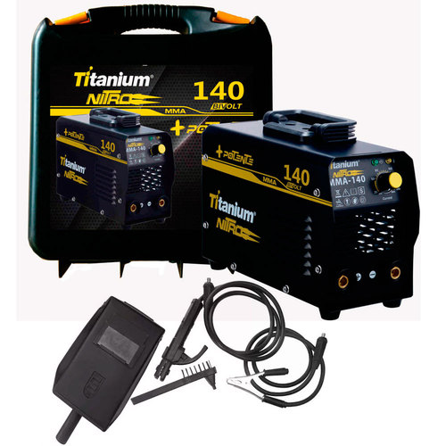 Inversora de solda 140 amperes para eletrodo com maleta bivolt - Nitro Inversora de solda 140 amperes para eletrodo com maleta bivolt - Nitro