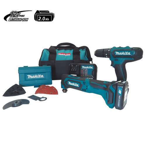 Combo Furadeira Parafusadeira de impacto HP331D + Multiferramenta TM30D com acessórios - CLX203SAX4 110V/220V Combo Furadeira Parafusadeira de impacto HP331D + Multiferramenta TM30D com acessórios - CLX203SAX4 110V/220V