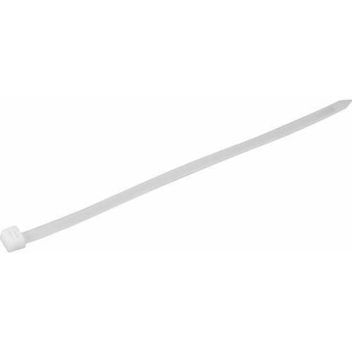 Abraçadeira de nylon branca 9 mm x 28 cm com 100 peças Abraçadeira de nylon branca 9 mm x 28 cm com 100 peças