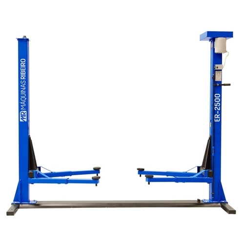 Elevador automotivo mecânico 2,5 Ton azul trifásico 220v - ER2500 Elevador automotivo mecânico 2,5 Ton azul trifásico 220v - ER2500
