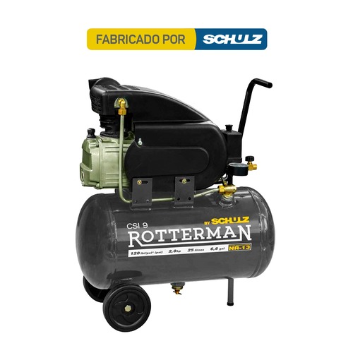 Compressor de ar 9 pés 25 litros 2 hp monofásico - CSI9/25 110V Compressor de ar 9 pés 25 litros 2 hp monofásico - CSI9/25 110V