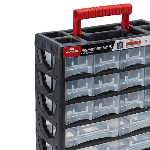 Organizador store gavetas plasticas