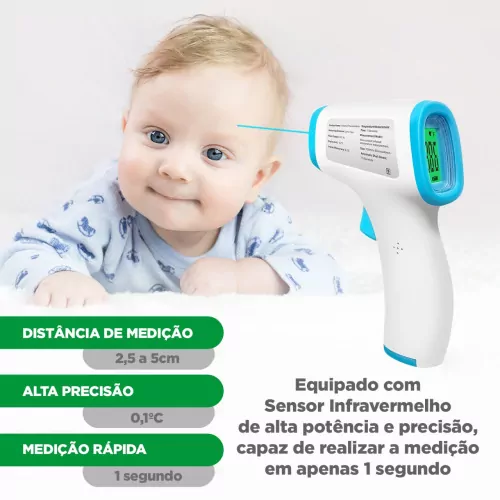 Termometro Digital Infravermelho Para Medir Temperatura Corporal De Bebes E Adultos Ly F1 Loye Dutra Maquinas