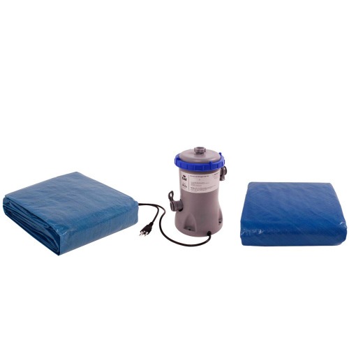 Piscina Estruturada 10 000 Litros Com Filtro Forro Cobertura 220v 511200 Belfix Dutra Maquinas