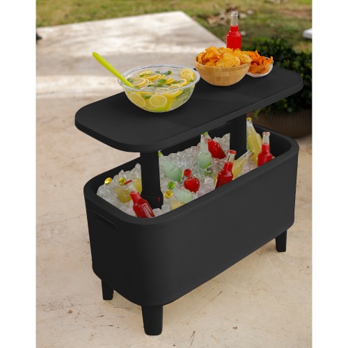 Cooler e mesa 2 em 1 capacidade 56L Breeze Bar Keter