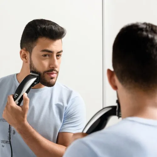 Cortar pelo con maquina barba deals