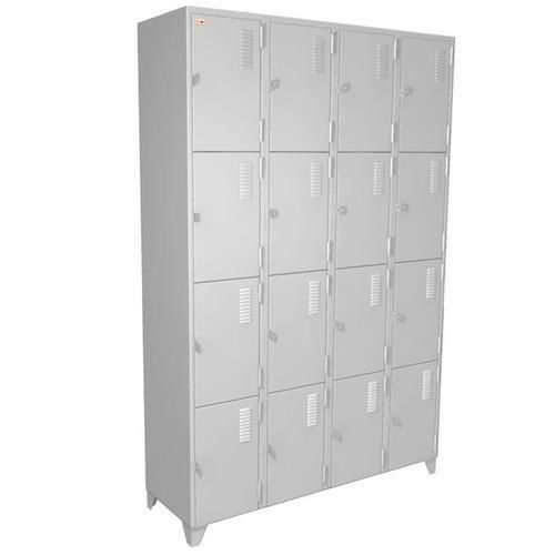 Armario Roupeiro Com 16 Portas Gr 216c Cinza Isma Dutra Maquinas