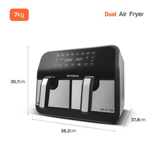 Air Fryer Fritadeira Sem Óleo - 110V - Grupo Dimel
