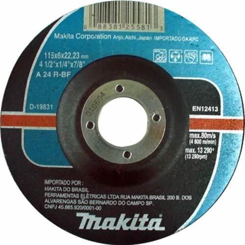 Disco de desbaste para ferro 5 x 1/4 x 7/8 Disco de desbaste para ferro 5 x 1/4 x 7/8