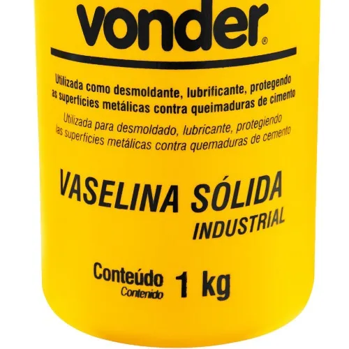 Vaselina sólida industrial 1 kg - 51.60.010.000 - Vonder