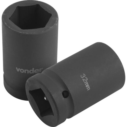 Soquete sextavado para desforcímetro 32 mm encaixe 1 Soquete sextavado para desforcímetro 32 mm encaixe 1
