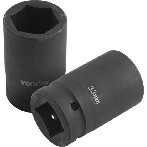Soquete sextavado para desforcímetro 33 mm encaixe 1 Soquete sextavado para desforcímetro 33 mm encaixe 1