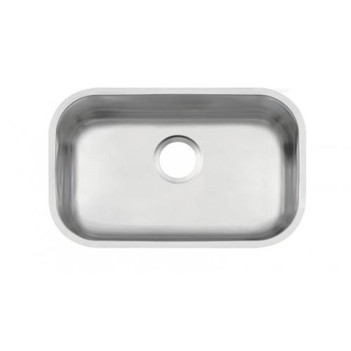 Cuba retangular em aço inox acetinado 47 x 30 cm s/ válvula - 47 BL Cuba retangular em aço inox acetinado 47 x 30 cm s/ válvula - 47 BL