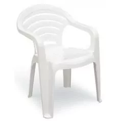 Cadeira com braços branca - ANGRA