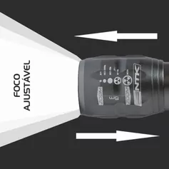 Lanterna de alumínio 1 led com 12 pçs - SPECTRA