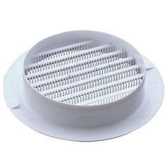 Grade de ventilação plástica para duto de 150 mm