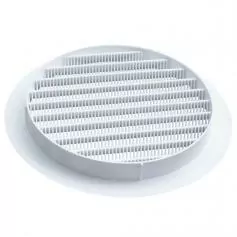 Grade de ventilação plástica para duto de 200 mm