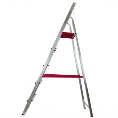 Escada de alum�nio 5 degraus modelo residencial - ER-05