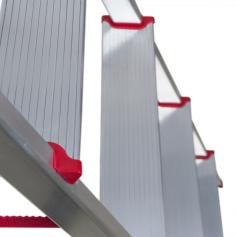 Escada de alum�nio 5 degraus modelo residencial - ER-05