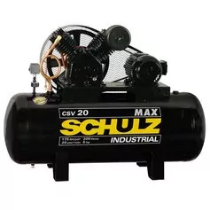 Compressor de ar 20 pés 200 litros 5 hp monofásico - CSV20/200 MAX