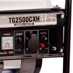 Gerador de energia 2,0 kva à gasolina monofásico partida manual - TG2500CXH