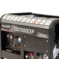 Gerador de energia 6 kva à diesel bivolt partida elétrica - TDG7000EXP