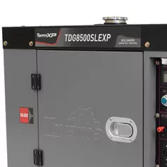 Gerador de energia 7 Kva a diesel cabinado bivolt partida elétrica com AVR - TDG8500SLEXP