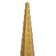 Broca escalonada para chapas diâmetro de 4 a 12 mm - J110