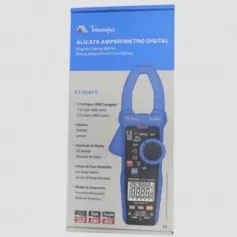 Alicate amperímetro digital 600 amperes - ET-3367C