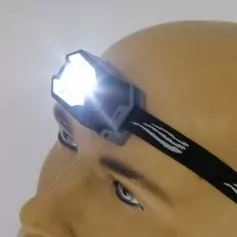 Lanterna de cabeça led com 2 modos de iluminação 50 lúmens - Tida