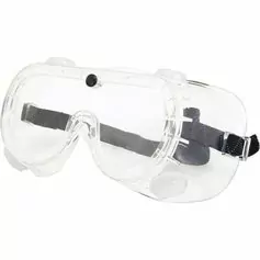 Óculos de segurança ampla visão com válvulas