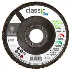 Disco de lixa flap disc 4.1/2" - Classic Basic