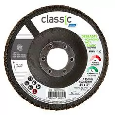Disco de lixa flap disc 4.1/2" - Classic Basic