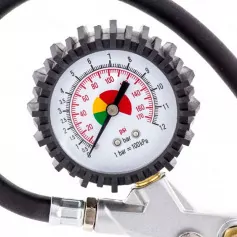 Calibrador de pneu com manômetro