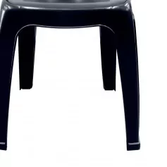 Cadeira plástica sem braço preta - Bistrô