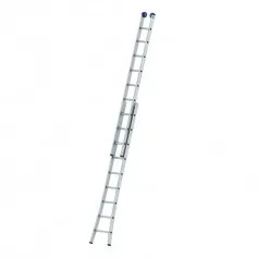 Escada de alumínio extensível 2 x 9 degraus 2,81 x 4,5 m 3 em 1