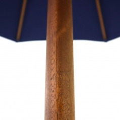Ombrelone com armação em madeira 2,40 m azul marinho - Treviso
