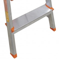 Escada banqueta de alumínio 2 degraus + patamar - ESC0071