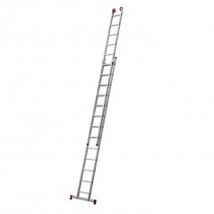 Escada de alumínio extensível 2 x 13 degraus 3,81 x 6,93 m - ESC0622