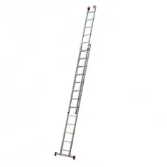 Escada de alumínio extensível 2 x 13 degraus 3,81 x 6,93 m - ESC0622