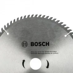 Disco de serra para madeira 254 x 30 mm 80 dentes - Eco Bosch