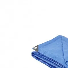 Lona de polietileno azul 10 x 8 m