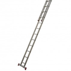Escada de alumínio extensível 2 x 15 degraus 4,36 x 7,80 m - ESC0624