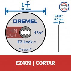 Disco de corte fino para Micro Retífica - EZ409