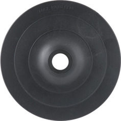 Disco de borracha flexível para lixadeira 4.1/2" perfil baixo