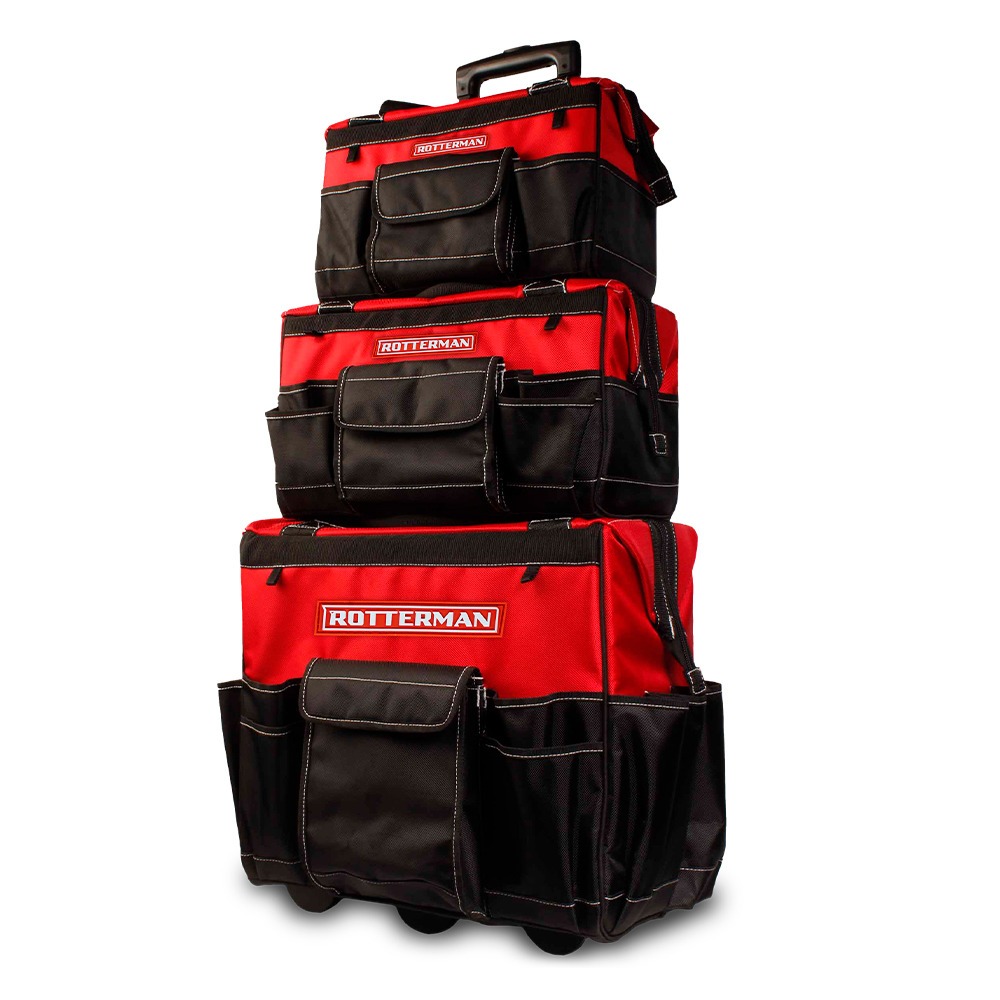 Kit 3 Bolsas para ferramentas com carrinho al a telesc pica RLL